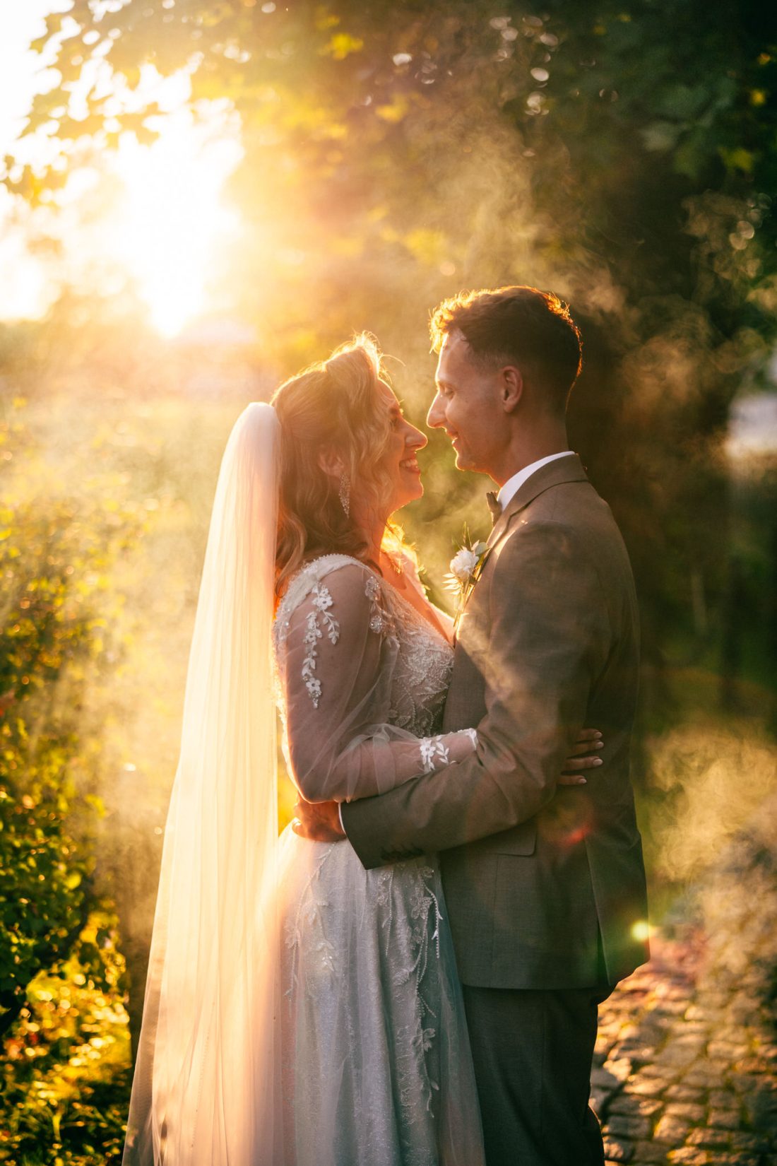 Wesele w Zamku Dubiecko. Sesja plenerowa w Anglii