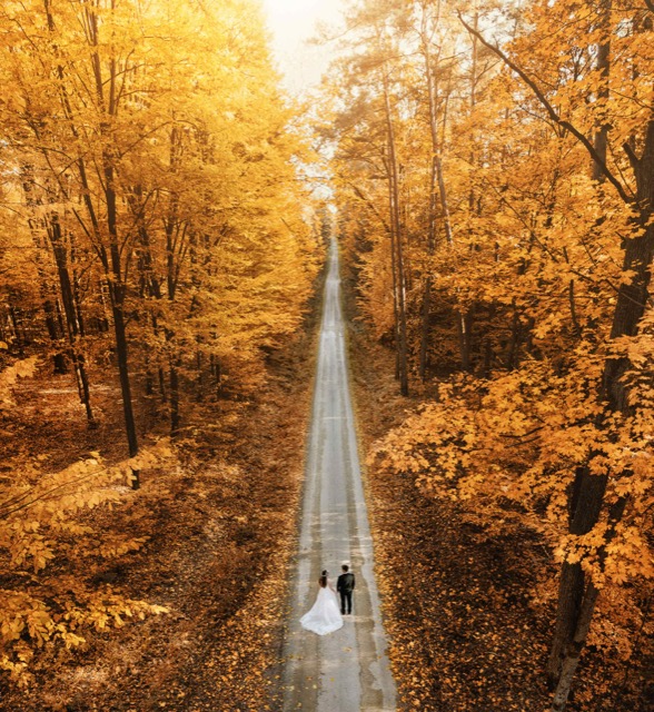 Fotografia ślubna — plener